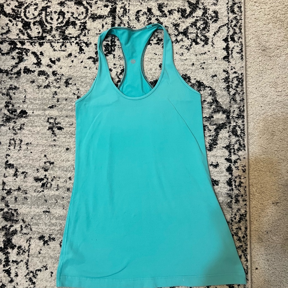 lululemon athletica cool racerback aqua